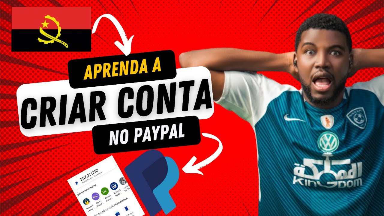 Criar conta PAYPAL 100% Funcional em Angola - Sem Bloqueios