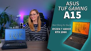 Video thumbnail for The Best Budget Gaming Laptop of 2020 - ASUS TUF Gaming A15 (AMD Ryzen 7 4800H, RTX 2060) by Techtesters