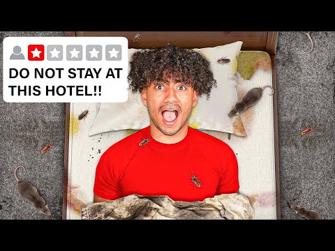 I Survived 1-Star Hotels For 24 Hours