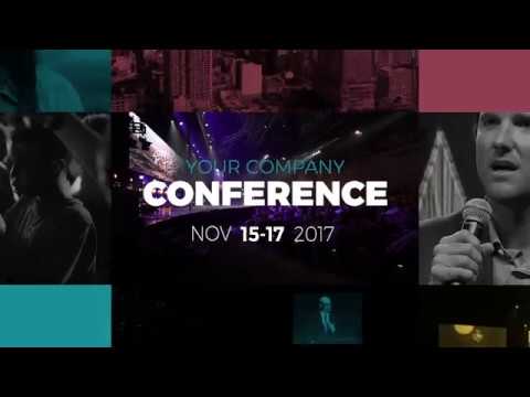 Free Apple Motion 5 Templete  - Event Opener- color theme pastel