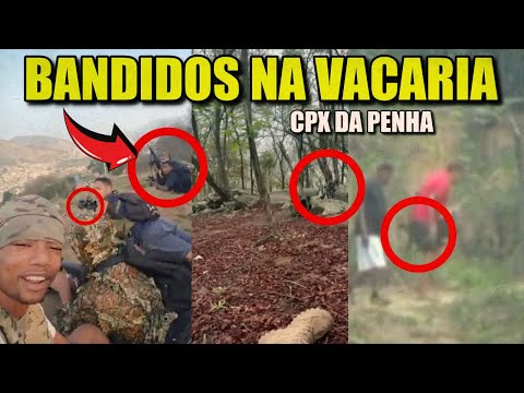 NOVAS IMAGENS DE TRAFICANTES NA MATA ANTES DA MEGAOPERAÇÃO NOS COMPLEXOS DA PENHA E ALEMÃO