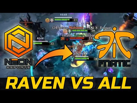 FNATIC VS NEON - RAVEN VERSUS ALL TI 10 SEA QUALIFIER