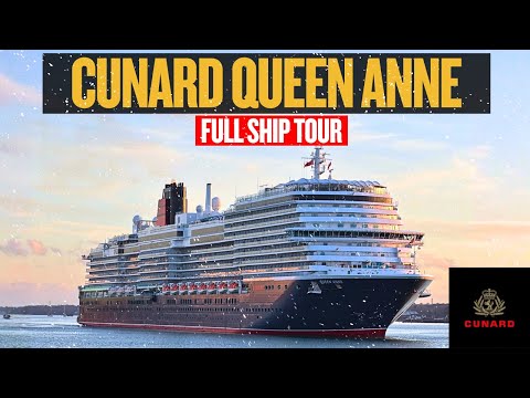 Cunard Queen Anne Full Ship Tour 🎄 | Cunard’s Newest Cruise Ship Dressed for Christmas