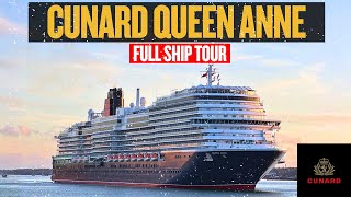 Cunard Queen Anne Full Ship Tour 🎄 | Cunard’s Newest Cruise Ship Dressed for Christmas