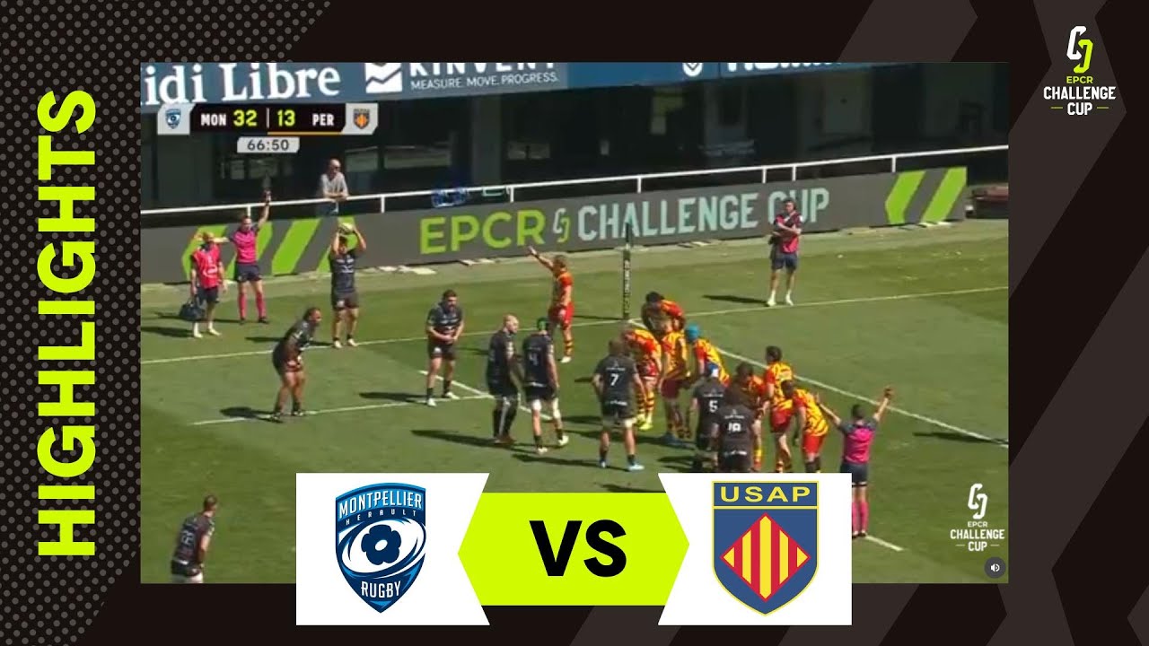 Extended Highlights - Montpellier Hérault Rugby v USAP | EPCR Challenge Cup Cup 2025/26