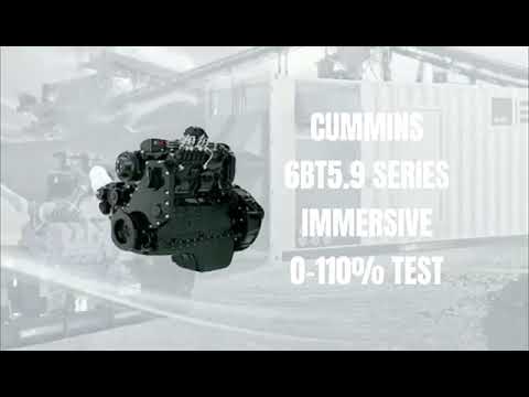 CUMMINS 6BT5.9 DIESEL ENGINE 0-100% TEST 6BT5.9-G1 6BT5.9-G2