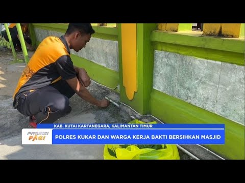 POLRES KUKAR GELAR BAKTI SOSIAL DI MASJID AL MUTTAQIN