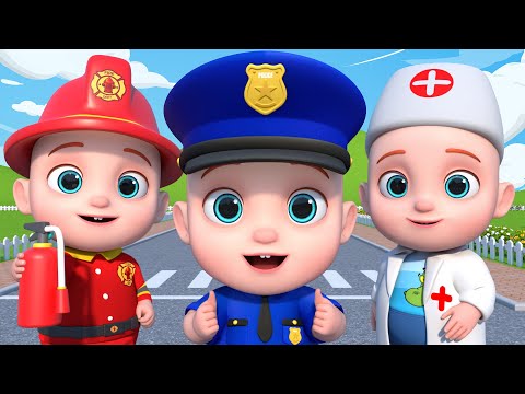 Canción de las Profesiones | LEO & Amigos Juegan a Bombero y Doctor | Leo en Español