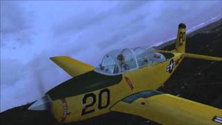 FSX Movie - Beechcraft Mentor T-34
