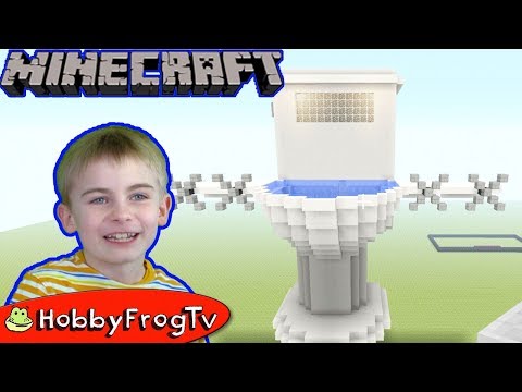 Minecraft Creative World Toilet Build by HobbyFrogTV