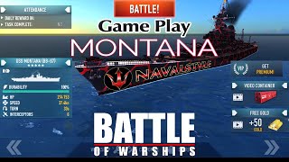 [Battle of Warships] MONTANA Gameplay
