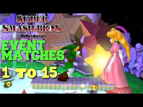Super Smash Bros. Melee MOBILE EVENTS 1 to 15 PART 5 Gameplay Walkthrough - iOS / Android (Dolphin)