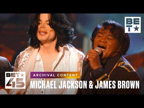 Michael Jackson Presents James Brown with Lifetime Achievement Award at the 2003 BET Awards | BET 45