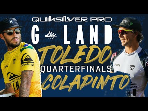 Filipe Toledo vs Griffin Colapinto | Quiksilver Pro G-Land - Quarterfinals Heat Replay