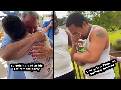 10 Minutes Dose of Happy Crying Dads | Most Emotional Dads | Try Not To Cry Happy Tears | #14