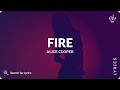 Alice Cooper - Fire (Lyrics for Desktop)