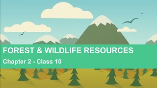 Forest and Wildlife Resources - Chapter 2 Geography NCERT Class 10