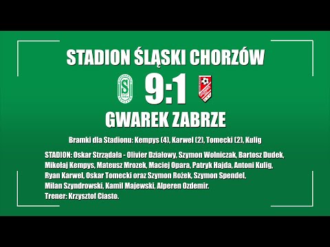 2022.08.28 Stadion Śląski Chorzów - Gwarek Zabrze (gole)
