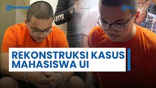Tampang Atlaf Pembunuhan Mahasiswa UI saat Menjalani Rekonstruksi, Tampil Beda Rambut Cepak