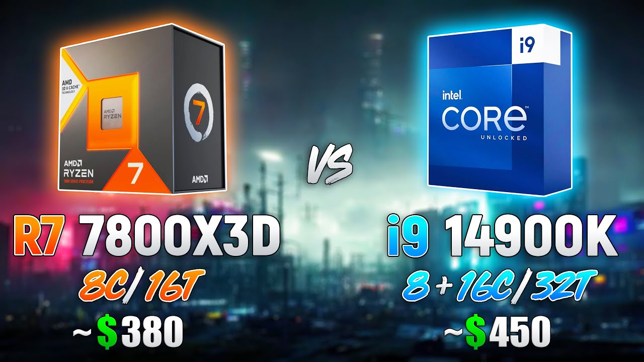Ryzen 7 7800X3D vs Core i9 14900K - New Comparison with RTX 5090