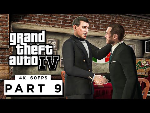 GRAND THEFT AUTO 4 Walkthrough Gameplay Part 9 - (PC 4K 60FPS) RTX 3090 MAX SETTINGS