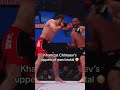This uppercut from Khamzat Chimaev ? (via Bravemmaf/IG)