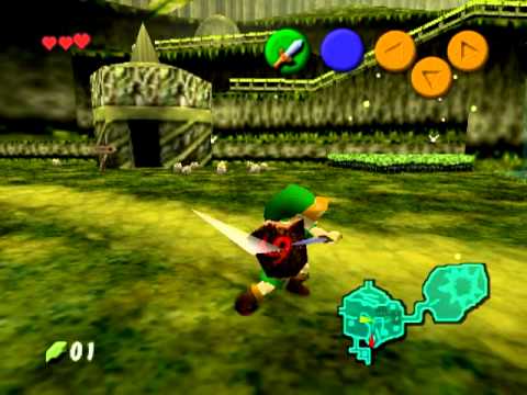 Legend of Zelda: Ocarina of Time - Nintendo 64 vs Project 64 (visual difference)