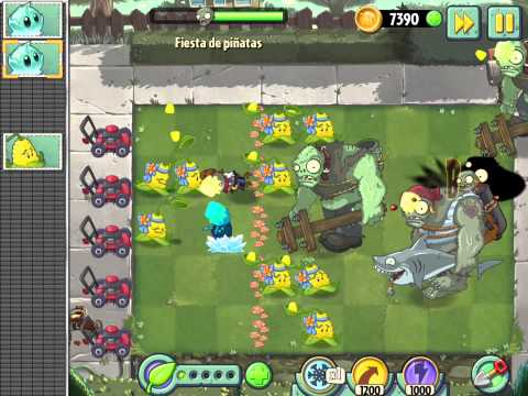 Plants vs Zombies 2 Fiesta de Piñatas Dia 1 #6