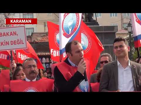 Eğitim-İş Genel Başkanı Kadem Özbay - Karaman Basın Açıklaması - 31/03/2026 | EĞİTİM İŞ
