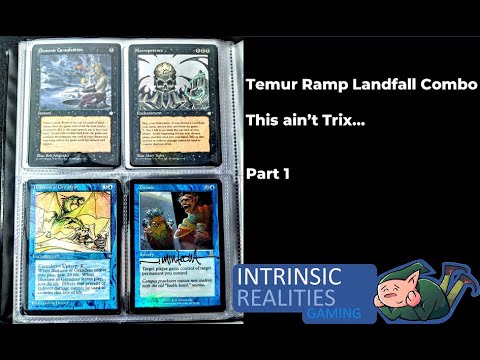 MTGA Deck Review: Temur Ramp Landfall Combo This ain't trix