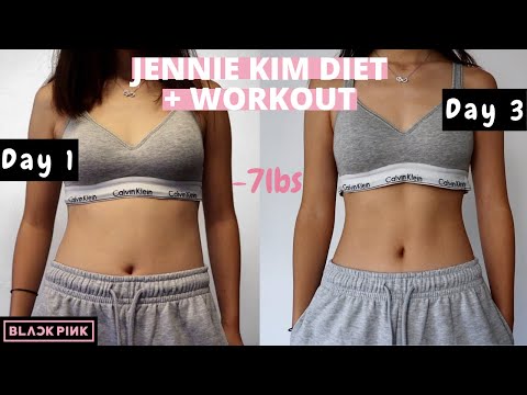 BLACKPINK JENNIE diet + workouts | I ate like Jennie Kim for 3 days before a kpop comeback *SHOOK*