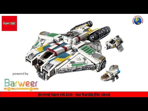 Ein Klasse Set K110 Star Warship!!! Auch genannt "The Ghost" | Super 18K