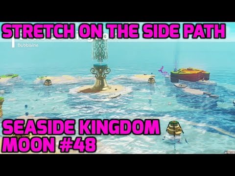 Super Mario Odyssey - Seaside Kingdom Moon #48 - Stretch on the Side Path