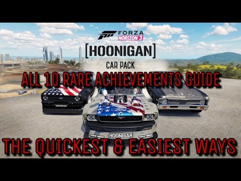 Forza Horizon 3 Hoonigan Car Pack ALL Achievements - Guide to all 10 Achievements QUICK & EASIEST