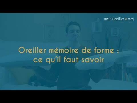 Oreiller à mémoire de forme : 3 points à connaître avant d'acheter ! - Mon Oreiller et Moi