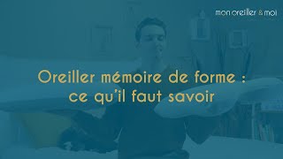 Oreiller à mémoire de forme : 3 points à connaître avant d'acheter !