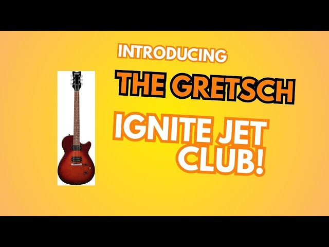 Vídeo relacionado con Gretsch Ignite Jet Club, guitarra eléctrica, diapasón de laurel, blanco relámpago