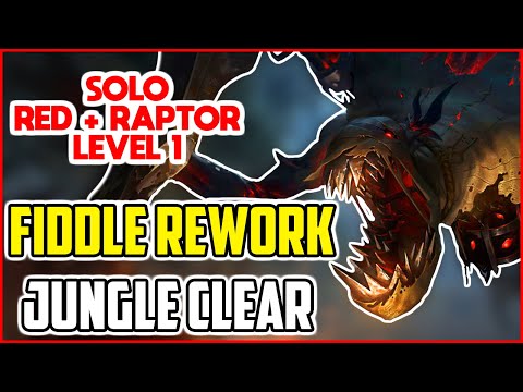 NEW FIDDLESTICKS REWORK SOLO DOUBLE CAMP START - League of legends