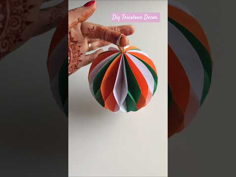 STUNNING Tricolor Paper Craft for Independence Day