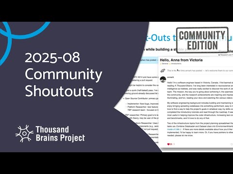 2025/08 Community Shoutouts