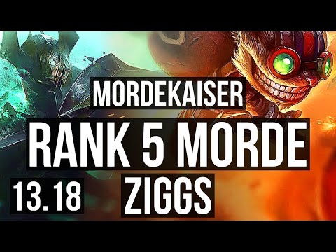 MORDE vs ZIGGS (MID) | Rank 5 Morde, 10/2/7, Godlike | JP Grandmaster | 13.18