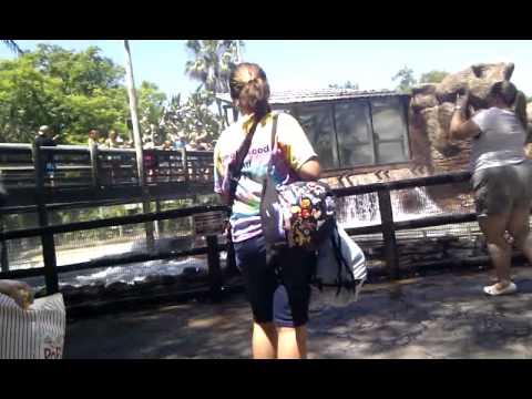 Haha fatty gets soaked