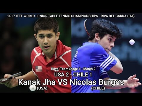 Mundial Juvenil 17 Eq: Nicolas Burgos vs Kanak Jha (USA) - Partido 4 | GAMPORU TV