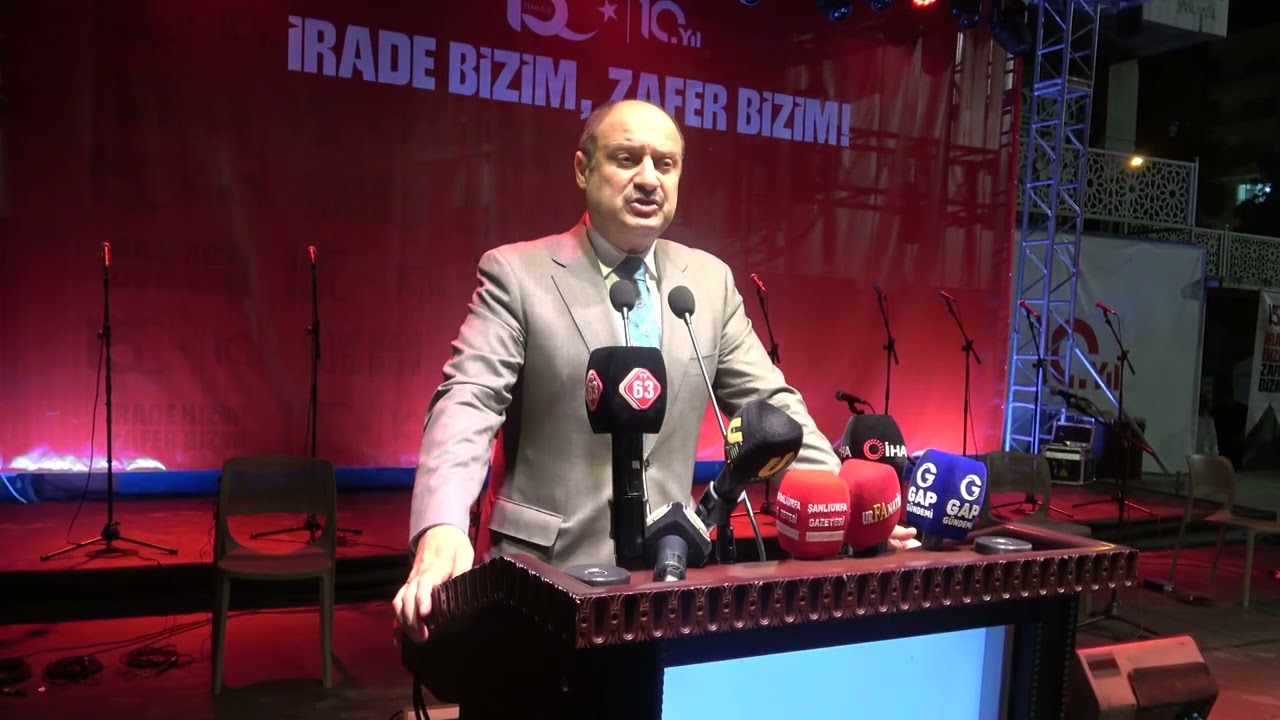 BAŞKAN GÜLPINAR 15 TEMMUZ RUHU DAİM OLSUN, İRADE BİZİM ZAFER BİZİM