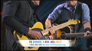 Full Bon Jovi and Bruce Springsteen: You Can&#39;t Go Home 121212concert Sandy