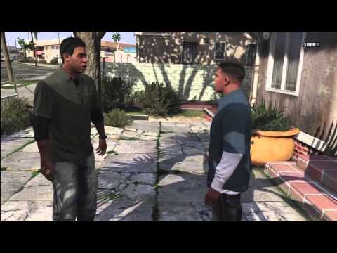 Can a loc come up in your crib? GTA V Lamar haircut roast scene.