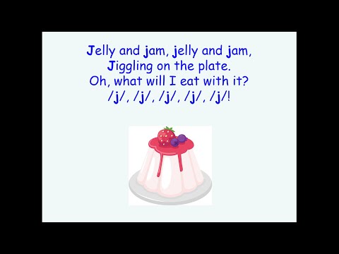 Jolly Phonics /j/ - Sound, Song, Vocabulary and Blending