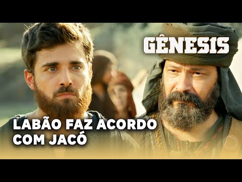 NOVELA GÊNESIS: Labão vai atrás de seus ídolos e faz acordo com Jacó
