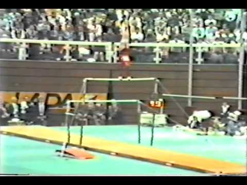 5th EF UB GDR Gabrielle Fahnrich   1983 World Gymnastics Championships 19 750