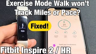 Fitbit Inspire 2/HR: Exercise Walk won